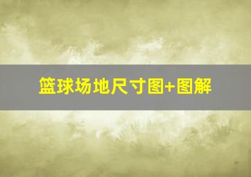 篮球场地尺寸图 图解